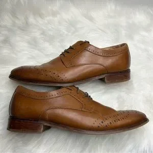 La Milano | Shoes | La Milano Jeffrey Cognac Leather Lace Up 